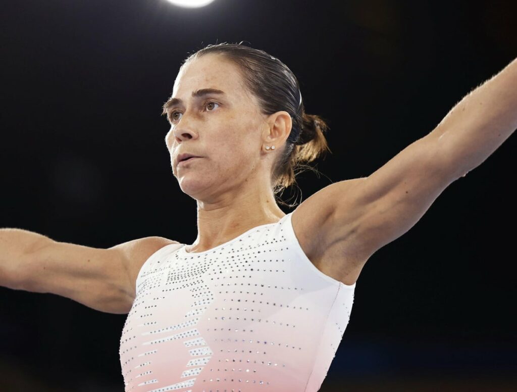 Oksana Chusovitina meets and greets fans at The Yard